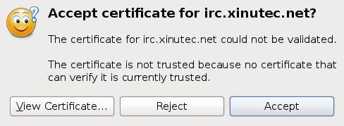 Invalid Certificate